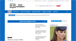 Desktop Screenshot of factsuniversity.com